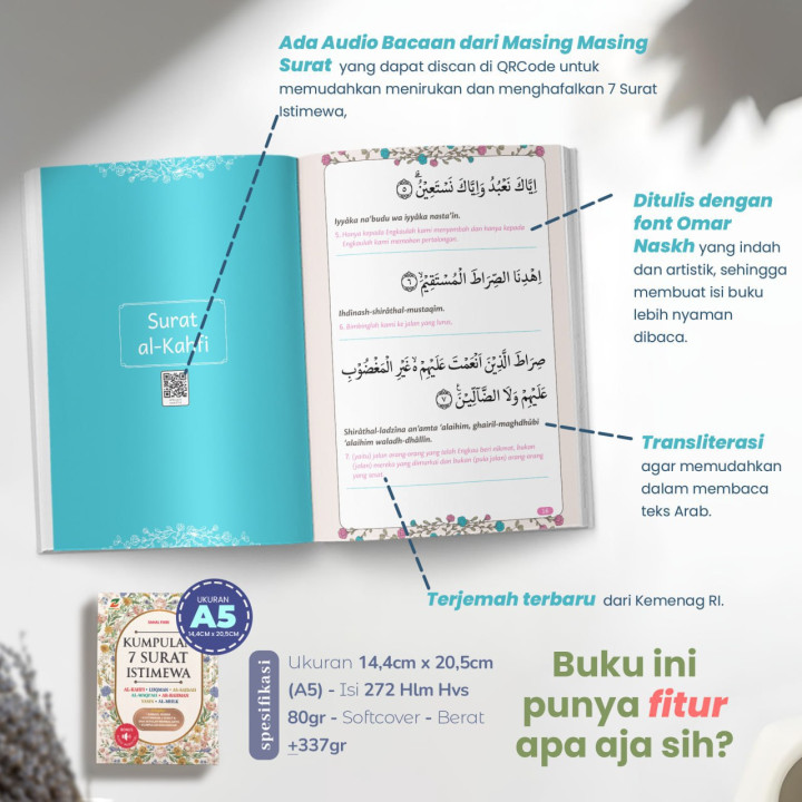 PO KUMPULAN 7 SURAT ISTIMEWA A5 BY ZIYAD
