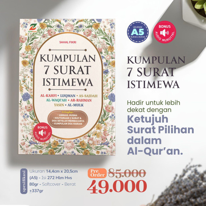 PO KUMPULAN 7 SURAT ISTIMEWA A5 BY ZIYAD