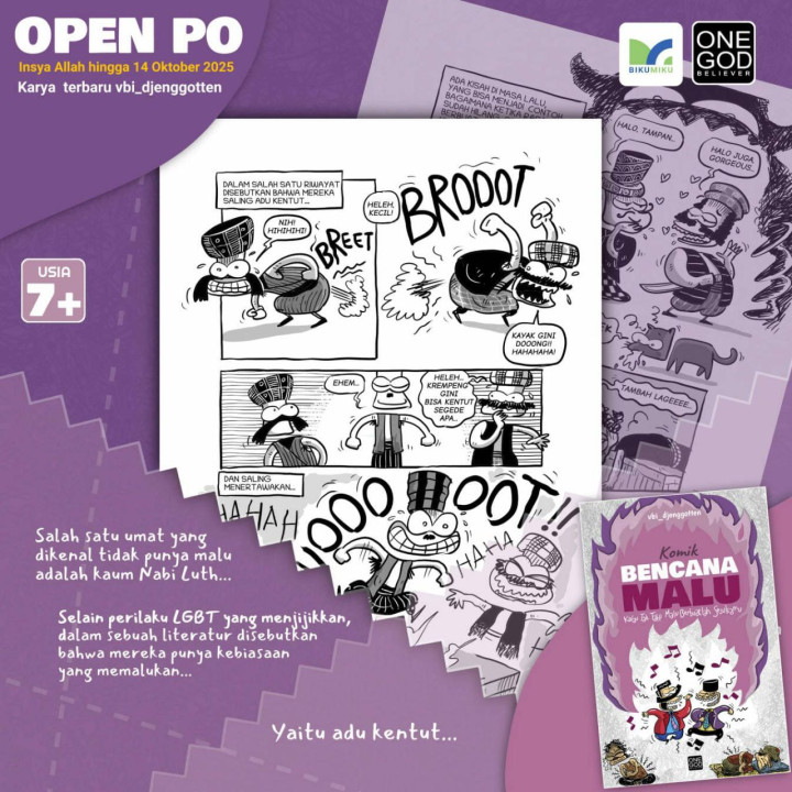 PO BUKU KOMIK BENCANA MALU