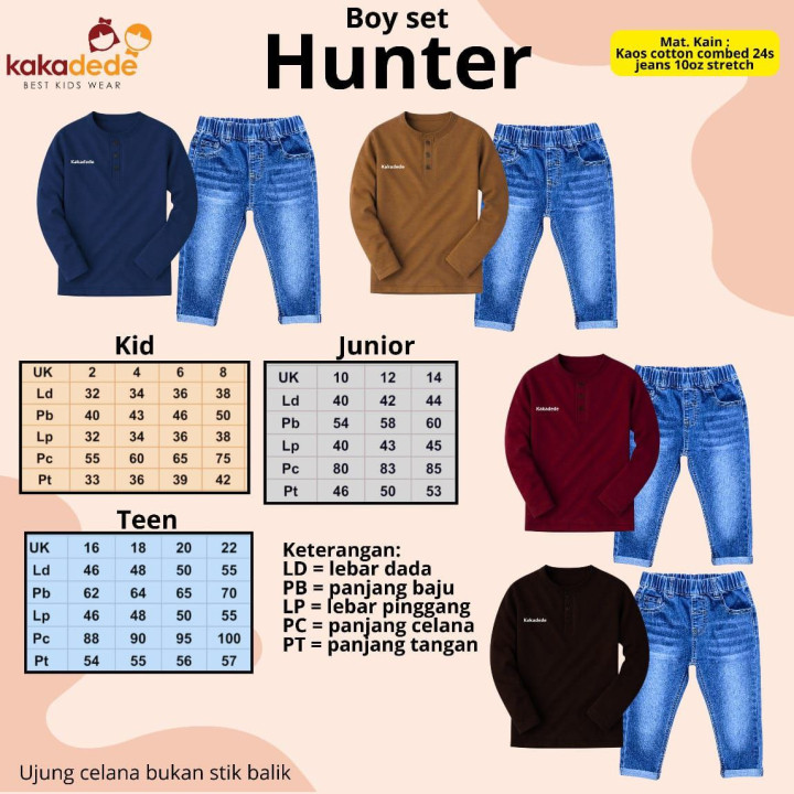 PO BOY SET HUNTER BY KAKADEDE