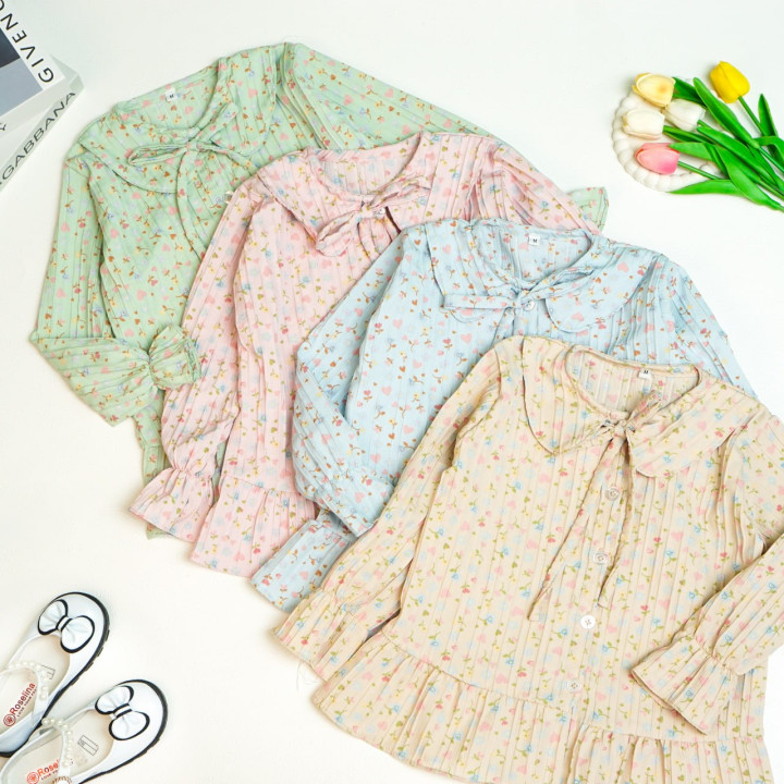 READY STOK BLOUSE YASMINE BY TUFLA