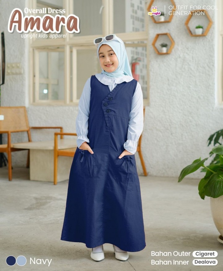 PO OVERALL DRESS AMARA BY UPRIGHT