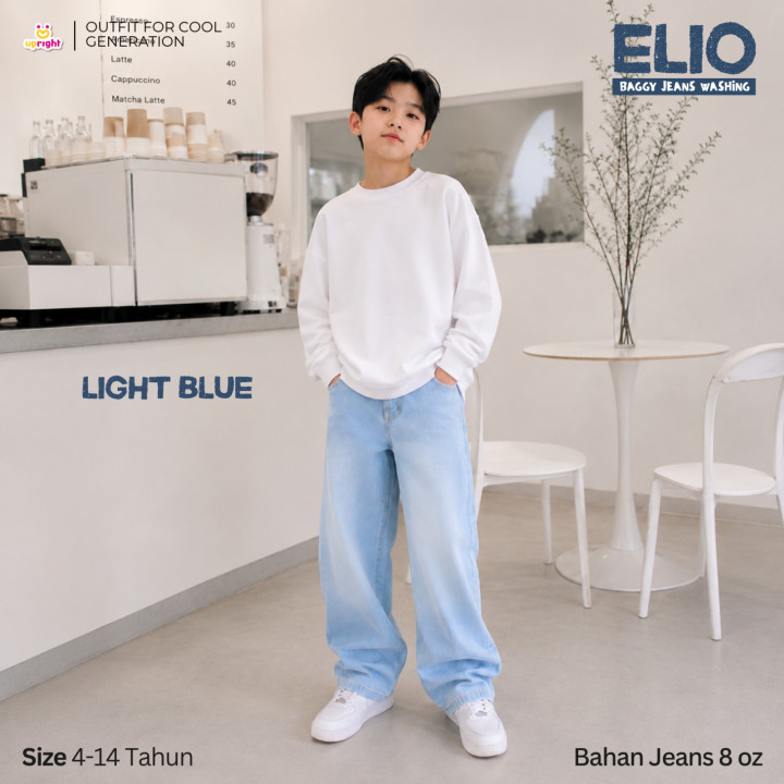 PO ELIO BAGGY JEANS WASHING BY UPRIGHT