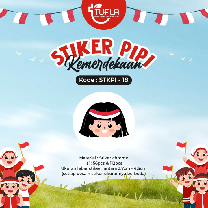 FAST PO STIKER PIPI KEMERDEKAAN