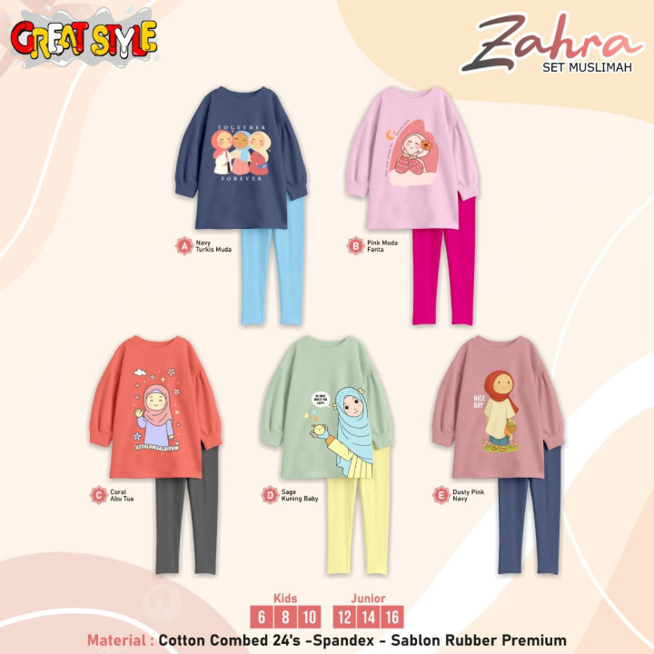PO SET LEGING ZAHRA BY GREAT STYLE 
