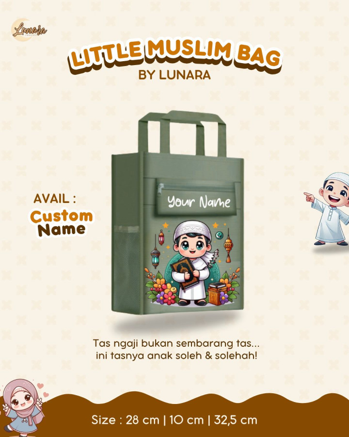 PO LITTLE MUSLIM BAG BY LUNARA