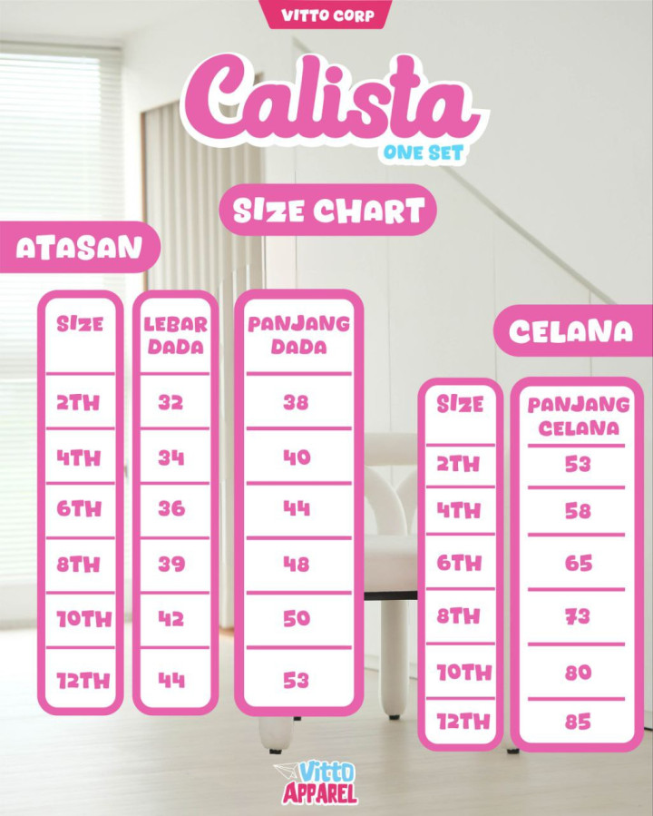 PO CALISTA ONE SET BY VITTO EXPLORE