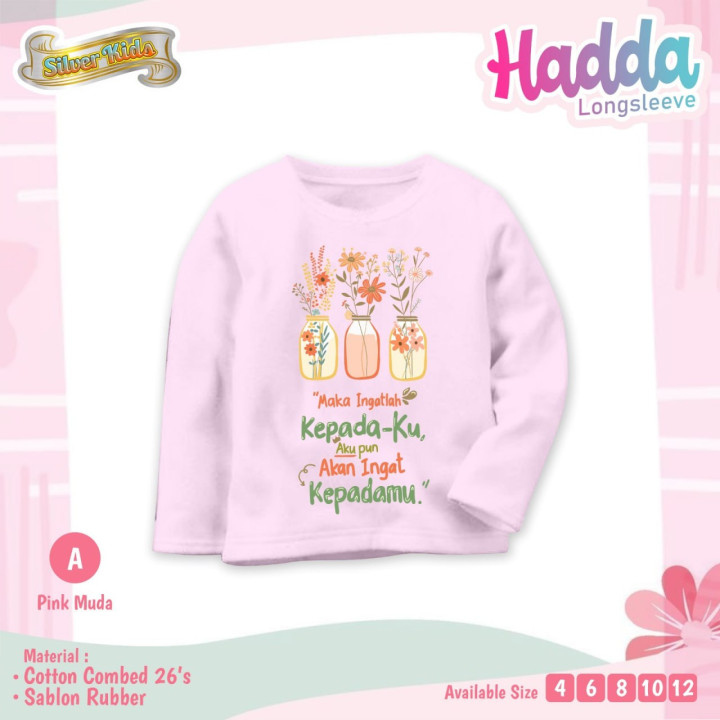 READY STOK LONG SLEEVE HADDA BY SILVER KIDS