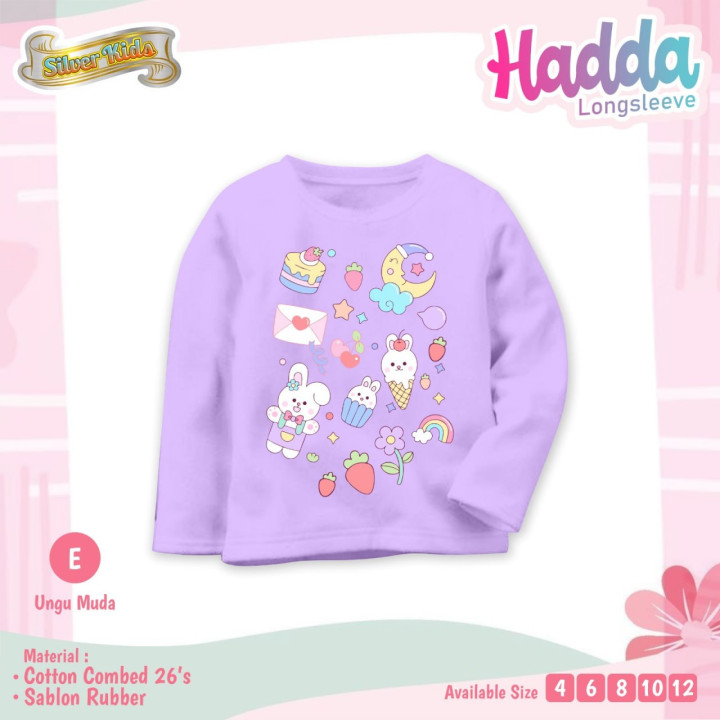 READY STOK LONG SLEEVE HADDA BY SILVER KIDS