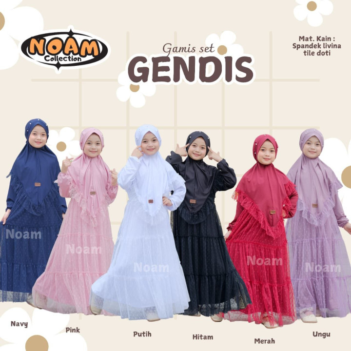 PO GENDIS SET GAMIS TUTU BY NOAM