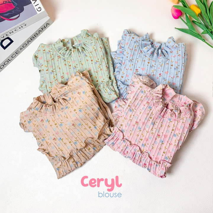 READY STOK CERYL BLOUSE BY TUFLA