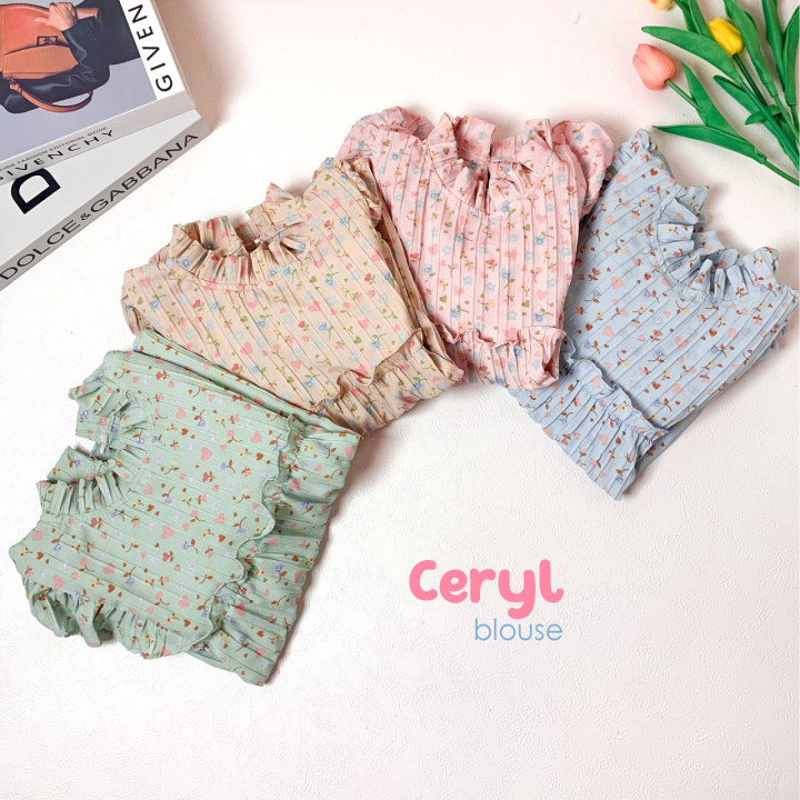READY STOK CERYL BLOUSE BY TUFLA