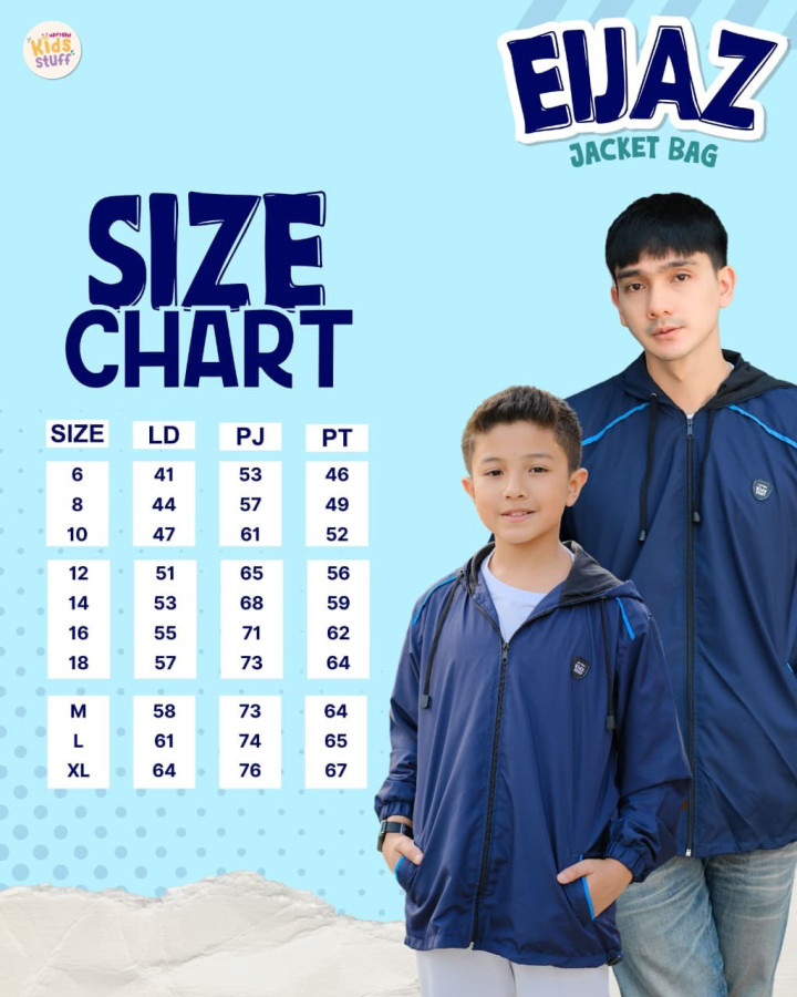 PO EIJAZ JACKET BAG BY UPRIGHT KIDS STUFF