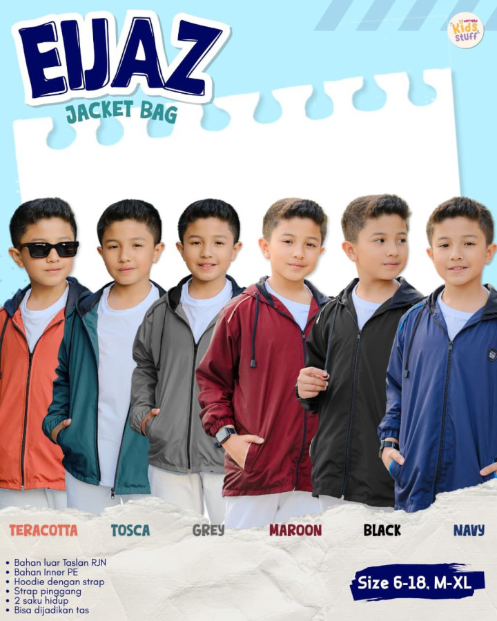 PO EIJAZ JACKET BAG BY UPRIGHT KIDS STUFF