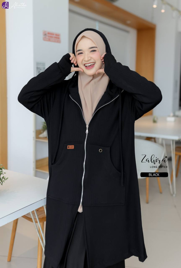 PO ZAHIRA LONG OUTER BATCH 2 BY ALIETHA