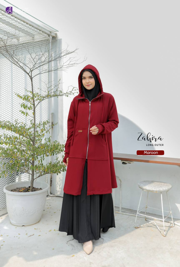 PO ZAHIRA LONG OUTER BATCH 2 BY ALIETHA