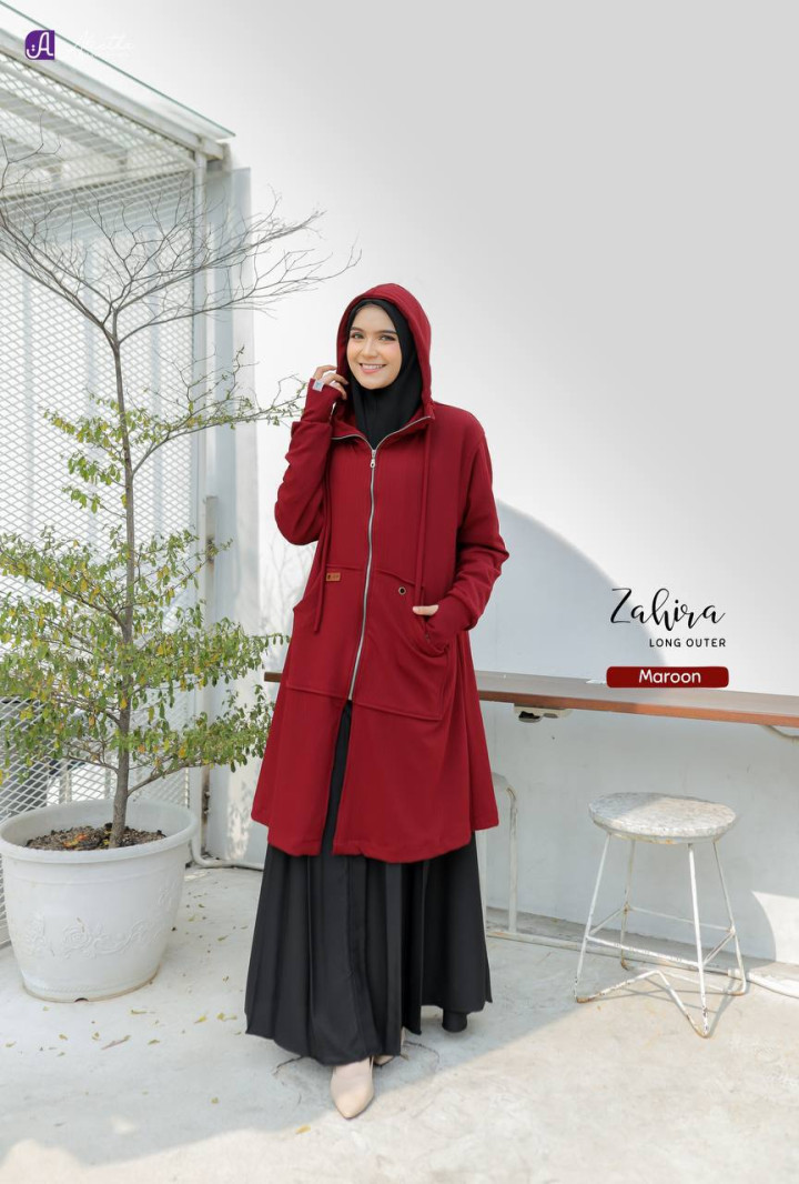 PO ZAHIRA LONG OUTER BATCH 2 BY ALIETHA