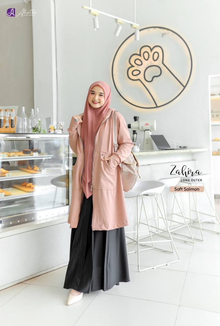 PO ZAHIRA LONG OUTER BATCH 2 BY ALIETHA