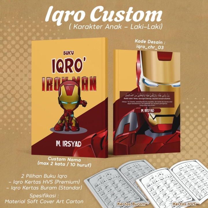 PO IQRO CUSTOM STANDAR HK GROUP 