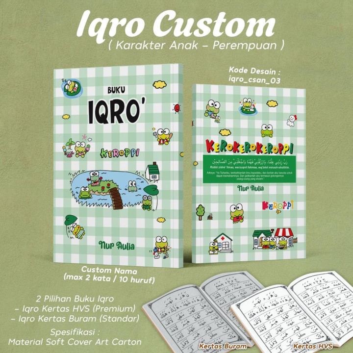 PO IQRO CUSTOM STANDAR HK GROUP 