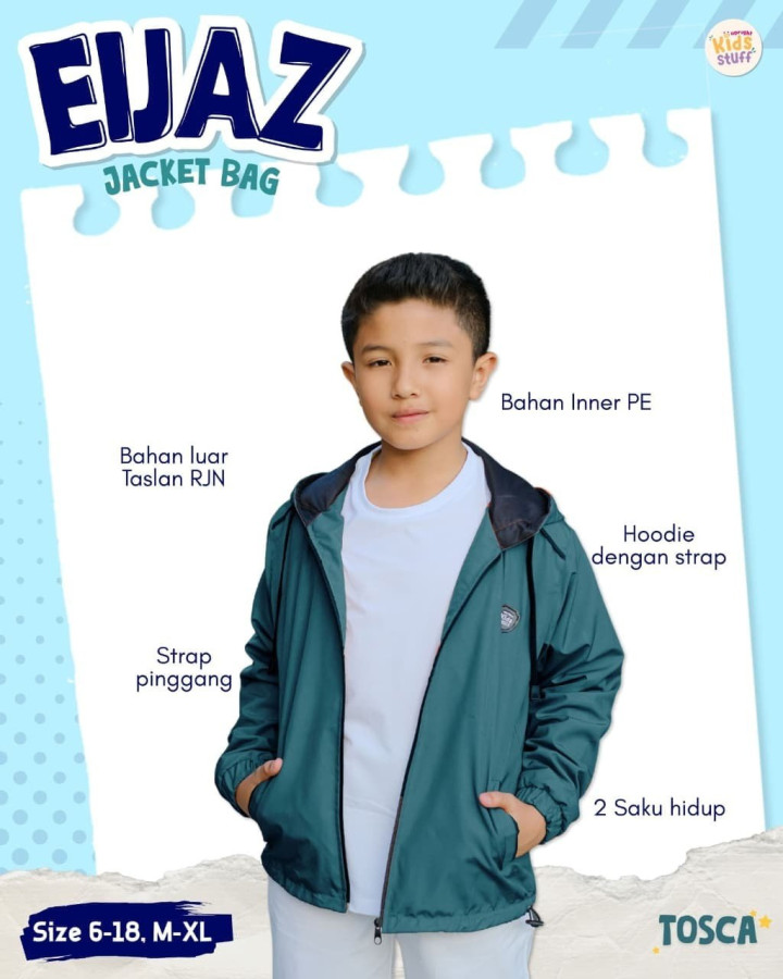 PO EIJAZ JACKET BAG BY UPRIGHT KIDS STUFF
