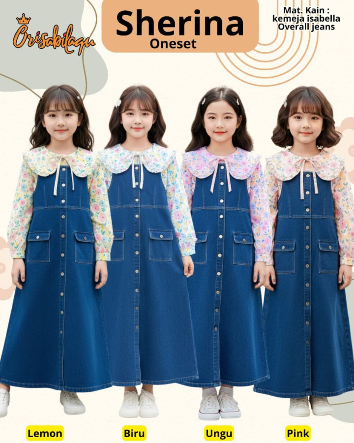 PO SHERINA OVERALL DRESS (JUNTEEN)  BY NOAM