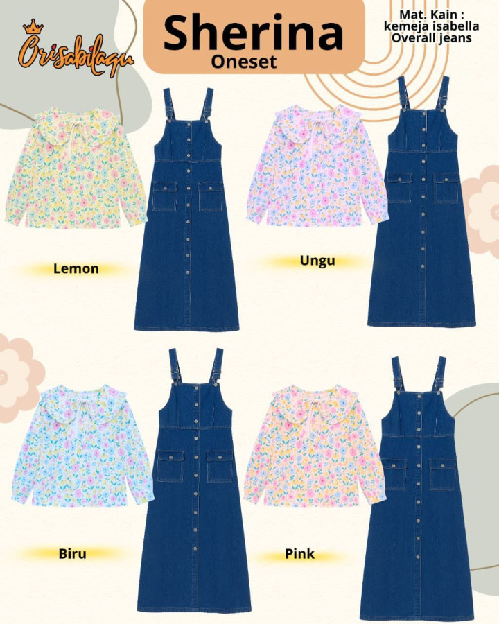 PO SHERINA OVERALL DRESS (JUNTEEN)  BY NOAM