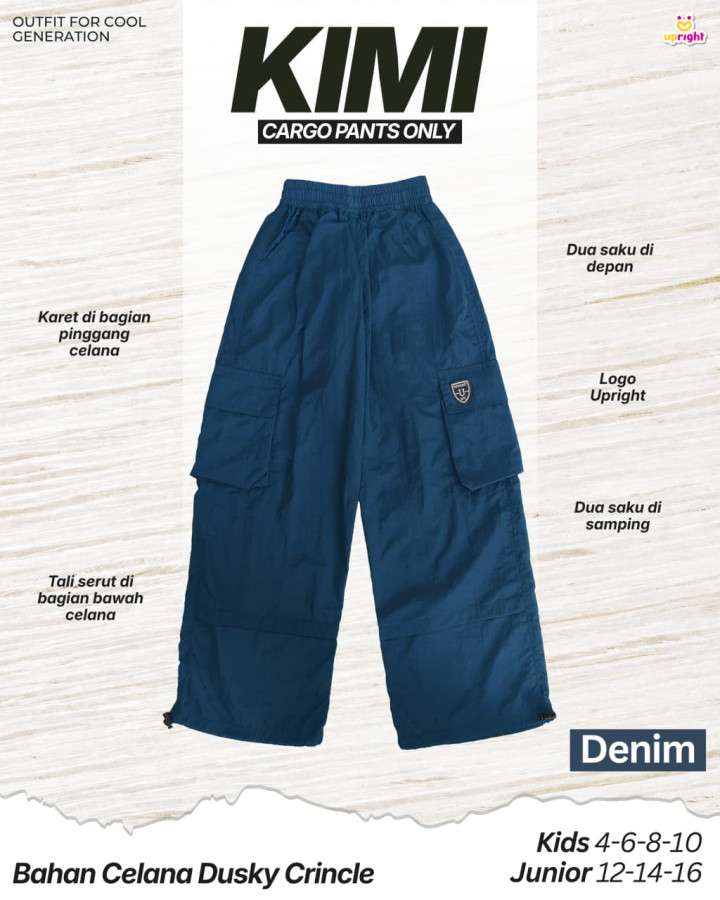 PO KIMI CARGO PANTS ONLY BY UPRIGHT