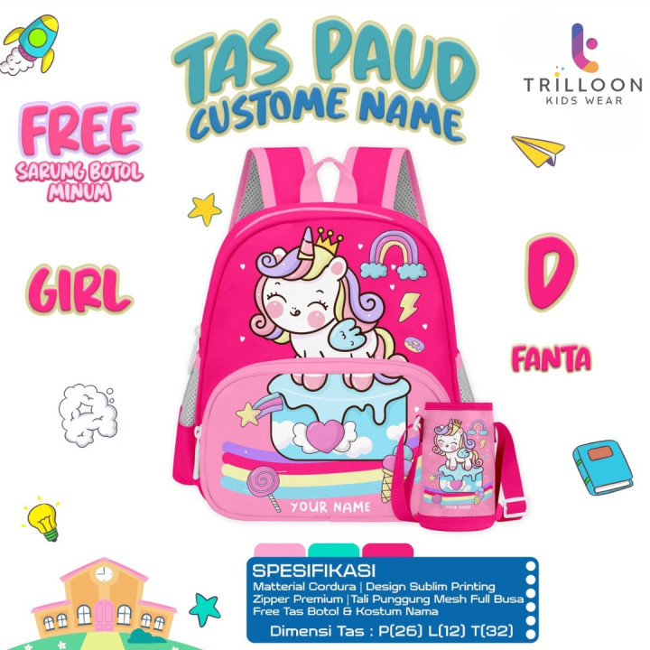 PO TAS PAUD CUSTOM NAME BY TRILLOON