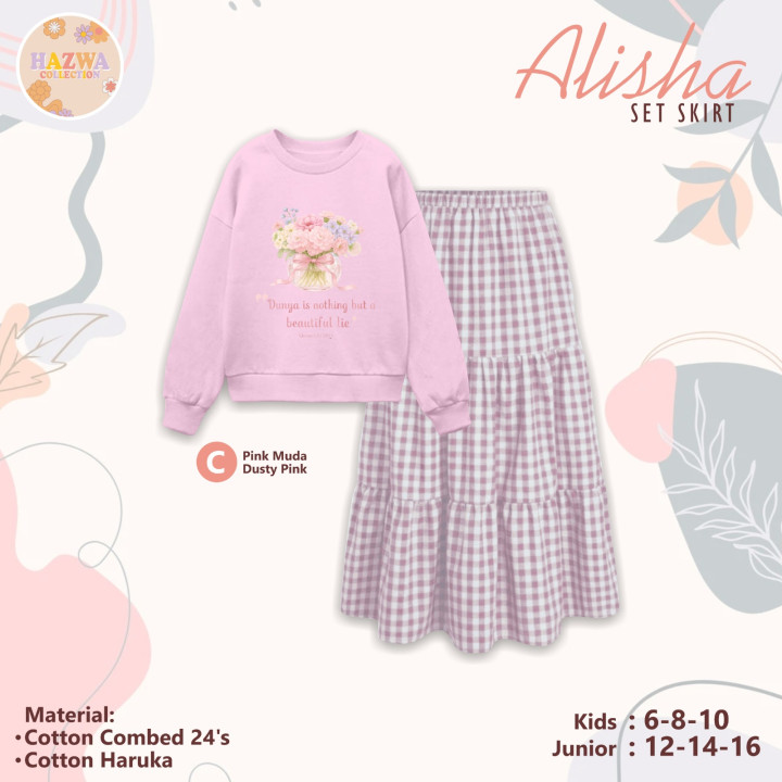PO SET SKIRT ALISHA BY HAZWA