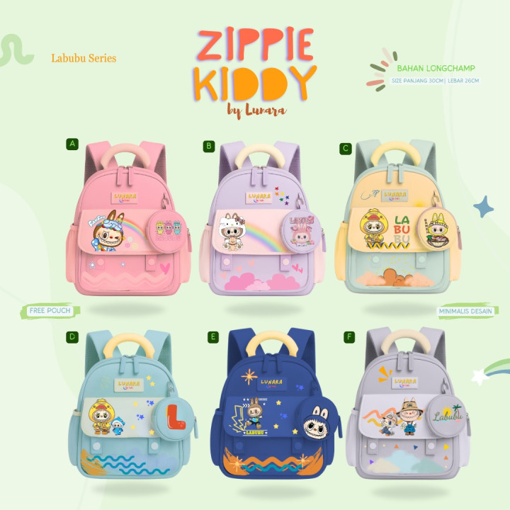 PO ZIPPIE KIDDY BACKPACK BY LUNARA