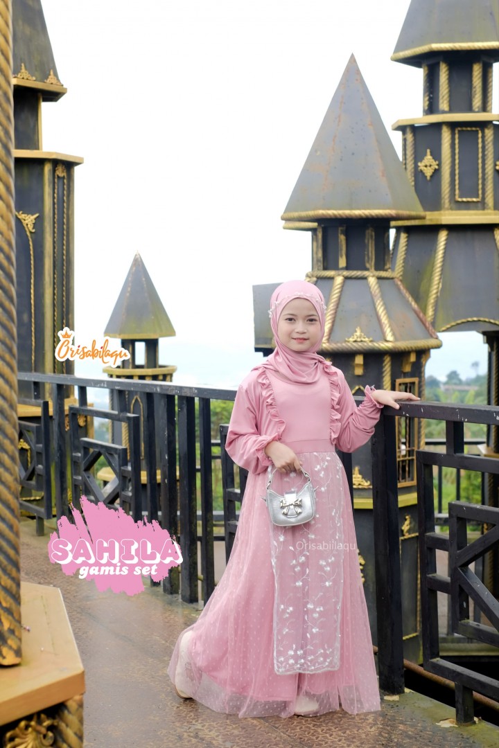 PO GAMIS SET SAHILA BY (BABY & KIDS) ORISABILAQU