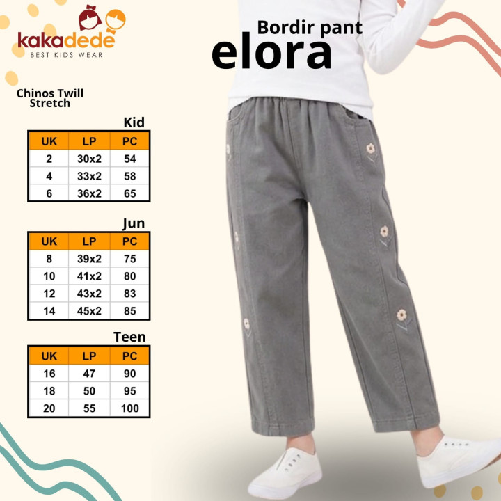 PO BORDIR PANT ELORA BY KAKADEDE