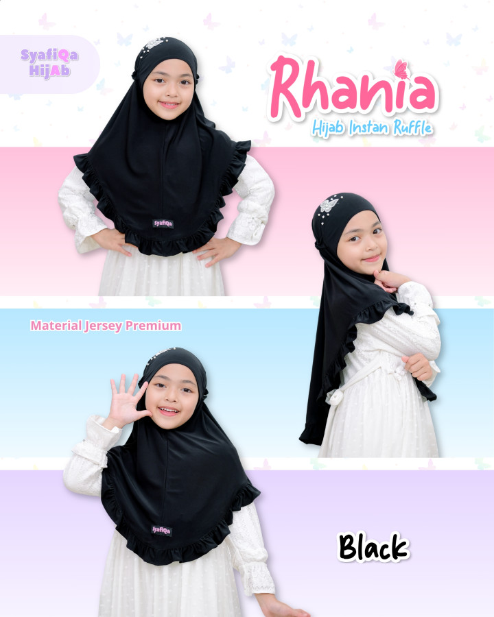 PO RHANIA HIJAB INSTAN RUFFLE BY SYAFIQA