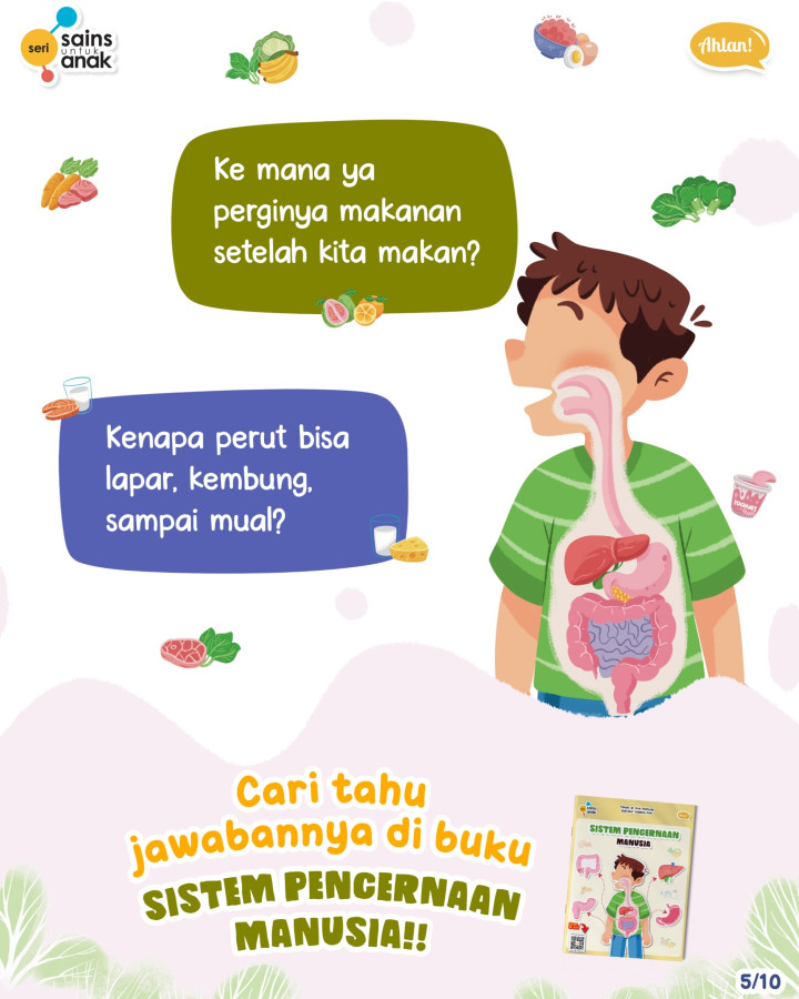 PO SERI SAINS ANAK BUNYI DAN SISTEM PENCERNAAN MANUSIA