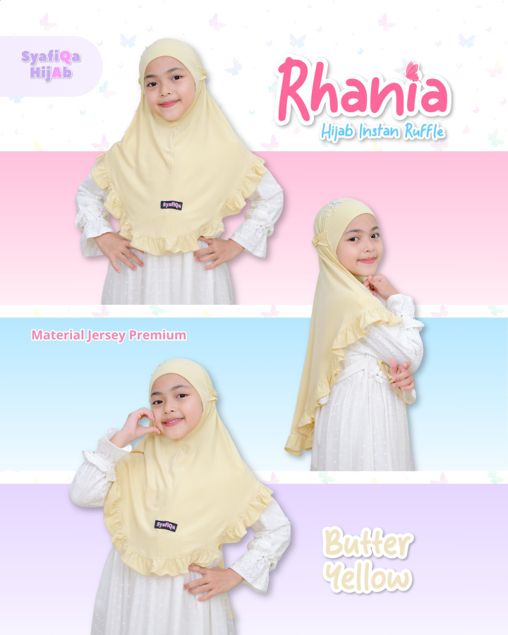 PO RHANIA HIJAB INSTAN RUFFLE BY SYAFIQA
