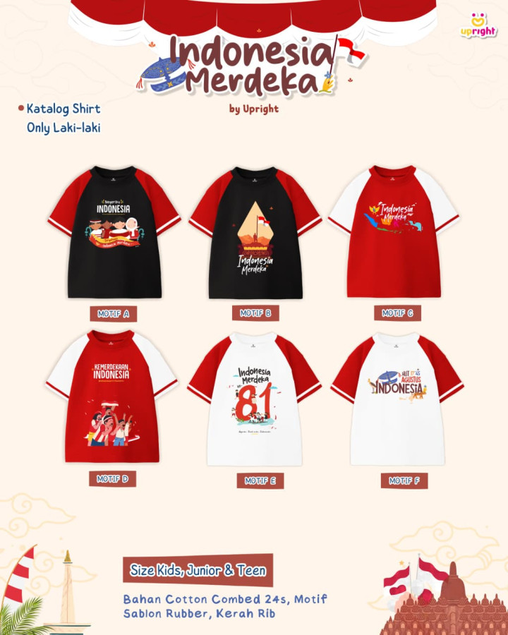 PO INDONESIA MERDEKA SERIES 2026 TSHIRT BY UPRIGHT