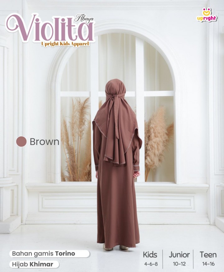 PO ABAYA VIOLITA BY UPRIGHT KIDS APPAREL