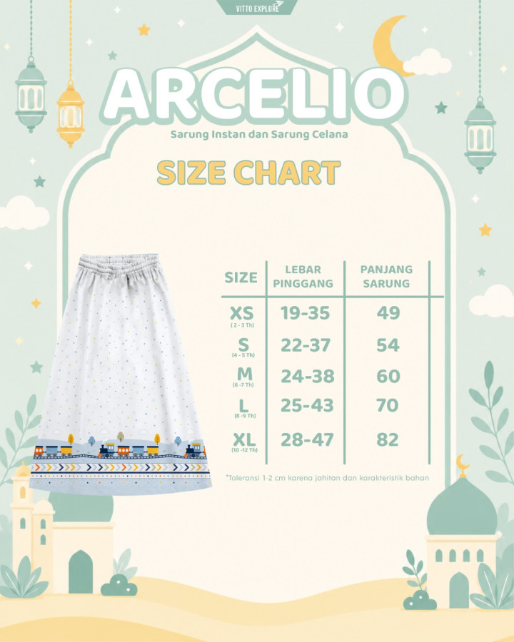 PO ARCELIO SARUNG INSTAN DAN SARUNG CELANA BY VITTO EXPLORE