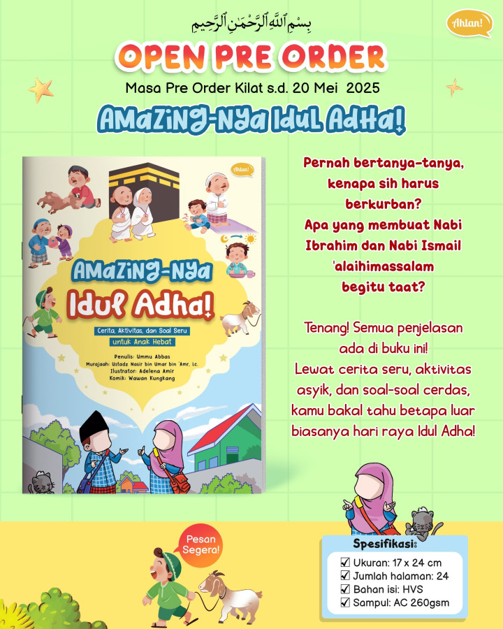PO BUKU AMAZINGNYA IDUL ADHA