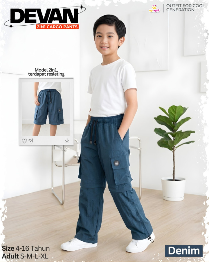 PO DEVAN 2IN1 CARGO PANTS BY UPRIGHT