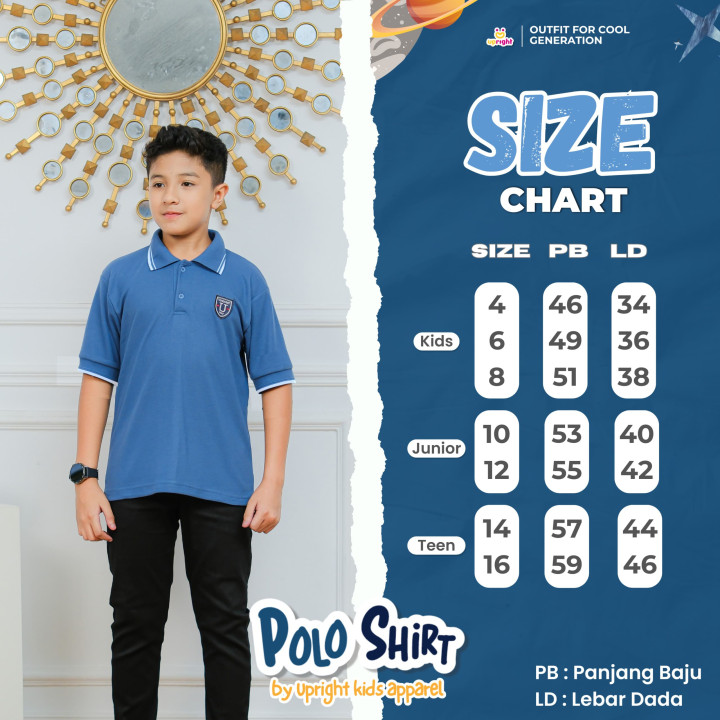 PO POLO SHIRT BY UPRIGHT KIDS