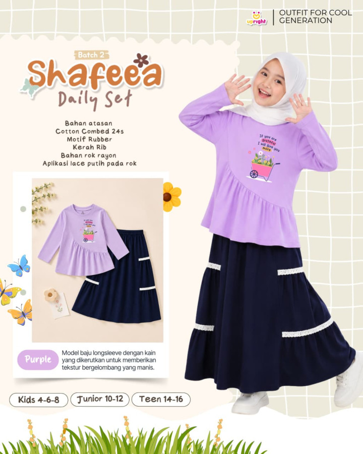 PO SHAFEEA DAILY SET BATCH 2 BY UPRIGHT