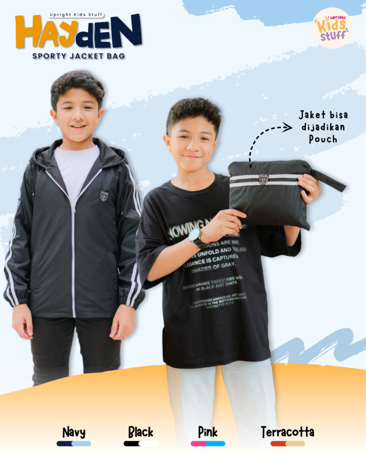 PO TEEN & ADULT HAYDEN SPORTY JACKET BY UPRIGHT BAG BY UPRIGHT