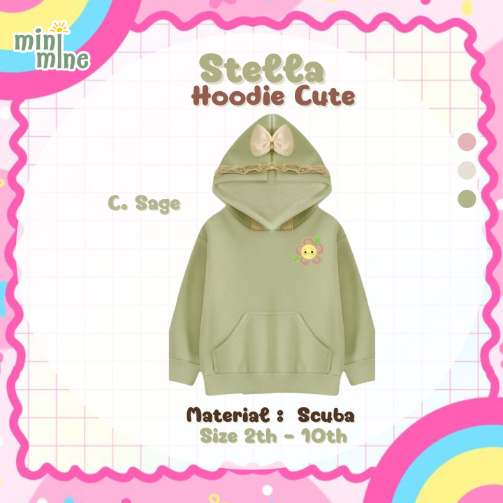 PO STELLA  HOODIE CUTE BY MINIMINE