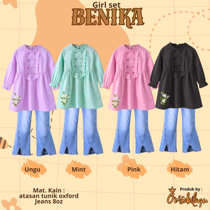 PO GIRL SET BENIKA (KIDS) BY ORISABILAQU