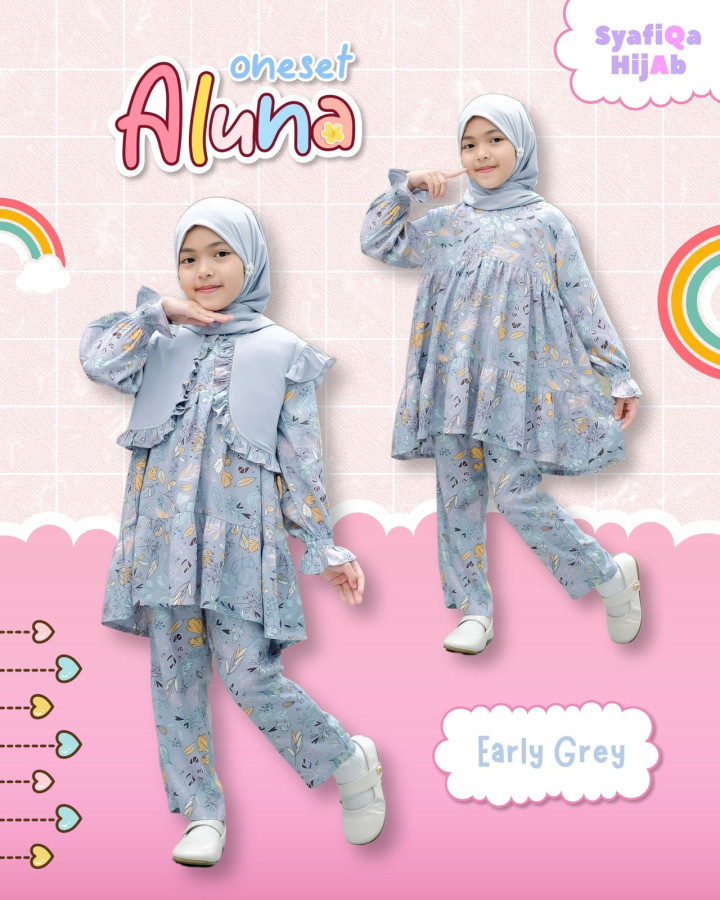 PO ONESET ALUNA PLUS HIJAB BY SYAFIQA