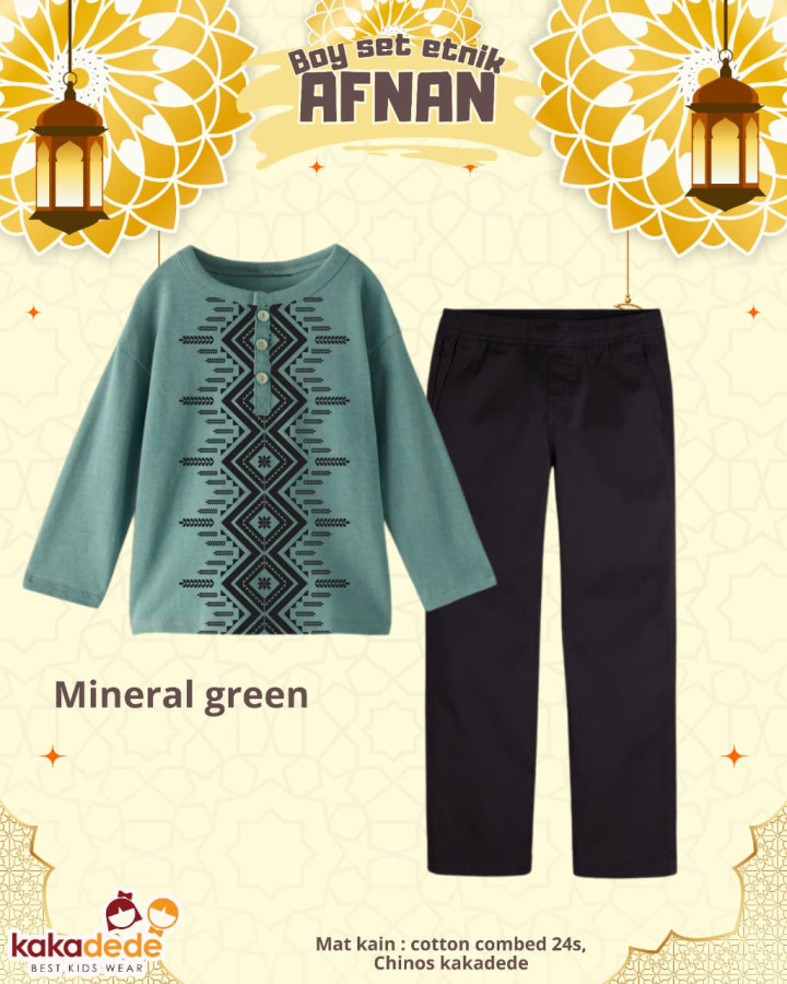 PO BOY SET ENTIK AFNAN (TEEN) BY KAKADEDE