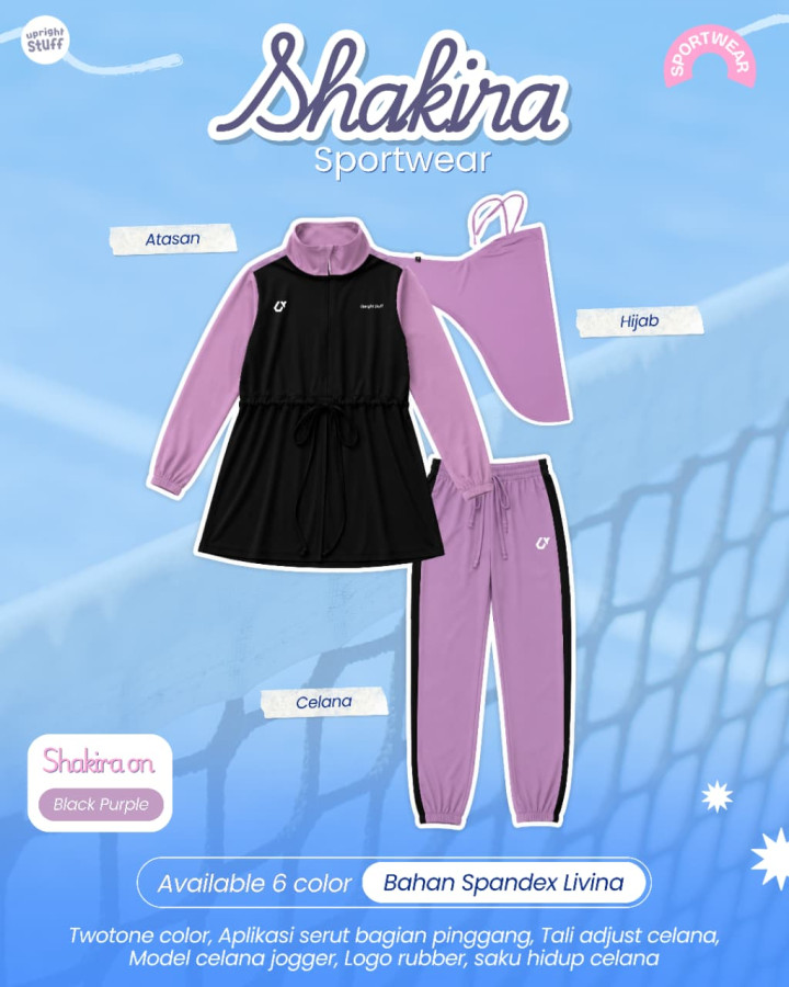 PO SHAKIRA SPORTWEAR BY UPRIGHT