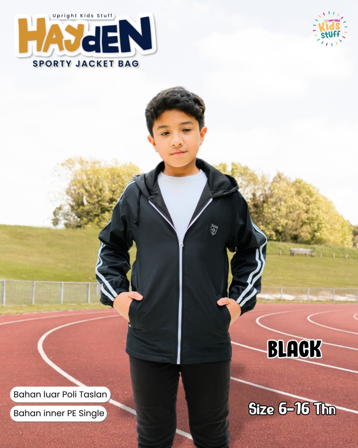 PO TEEN & ADULT HAYDEN SPORTY JACKET BY UPRIGHT BAG BY UPRIGHT